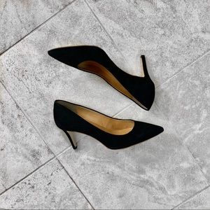 J. Crew Black Pointed Toe Pumps
